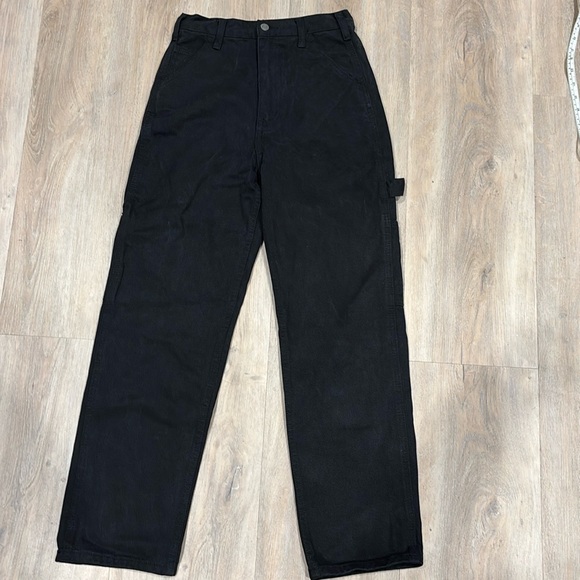 Brandy Melville Pants - JOHN GALT BLACK PAINTER CARGO STYLE JEANS